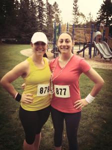 Me and my friend and running buddy Maria